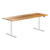 Desky Dual Hardwood Sit Stand Desk-Teak Desky®