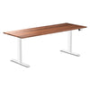 Desky Dual Hardwood Sit Stand Desk-Walnut Desky®