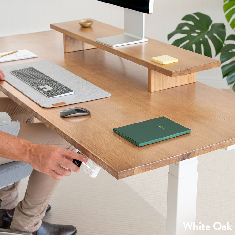 Desky Dual Hardwood Sit Stand Desk-DeskyÌâå¨ Australia
