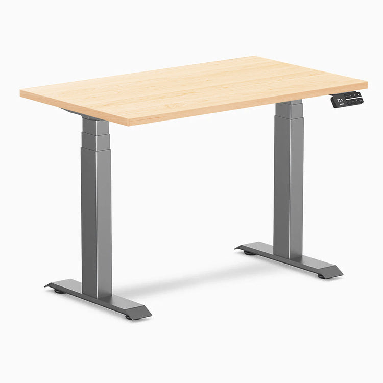 Desky Dual Mini Hardwood Sit Stand Desk