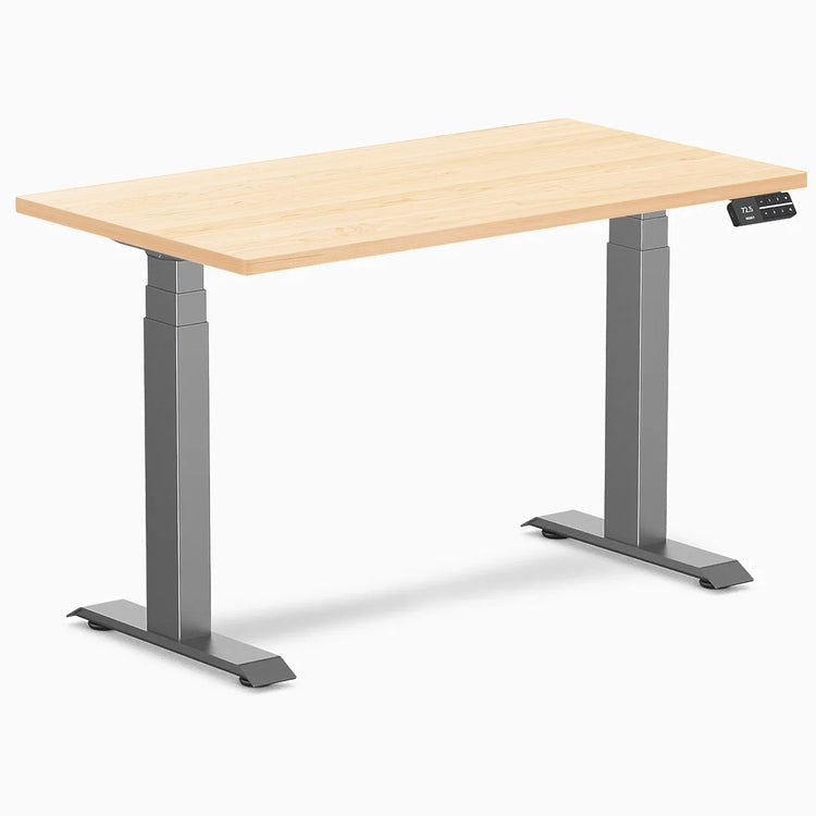 Desky Dual Mini Hardwood Sit Stand Desk