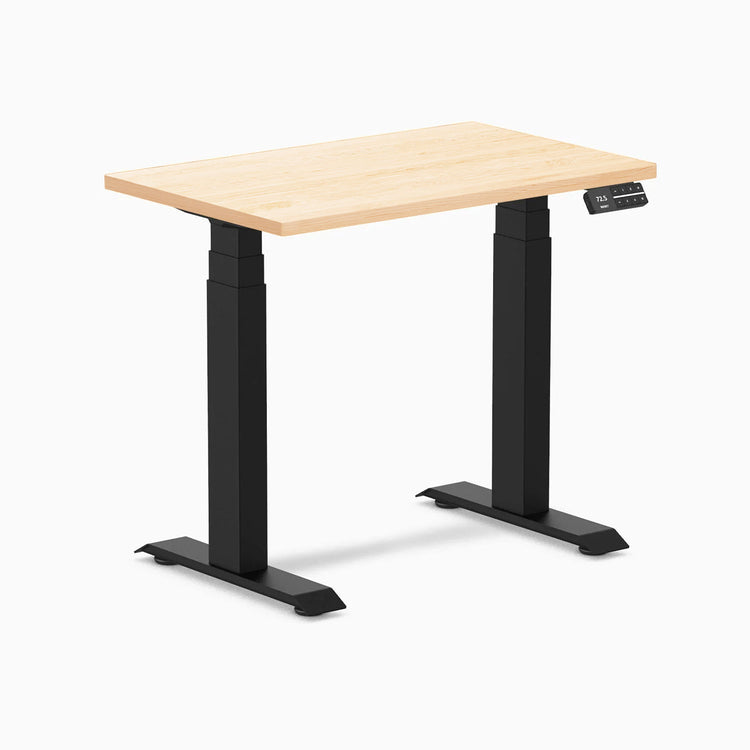 Desky Dual Mini Hardwood Sit Stand Desk