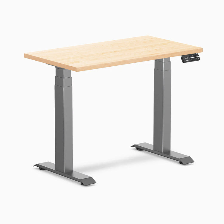 Desky Dual Mini Hardwood Sit Stand Desk