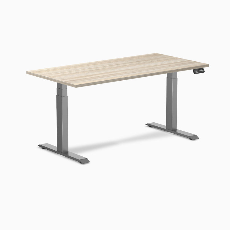 Desky Dual Melamine Sit Stand Desk