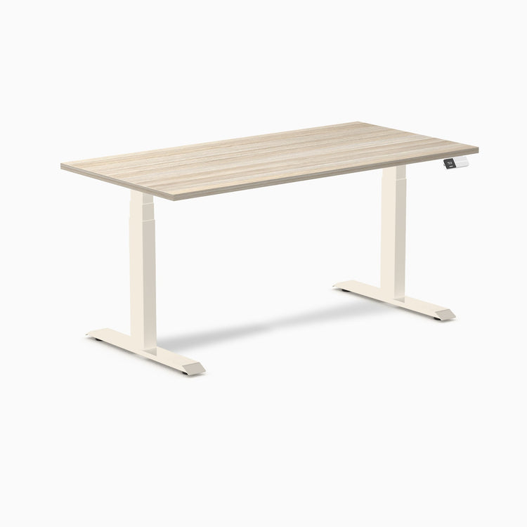 Desky Dual Melamine Sit Stand Desk