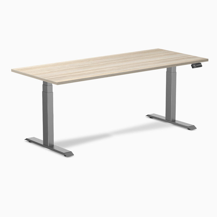 Desky Dual Melamine Sit Stand Desk