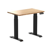 dual mini bamboo sit stand desk