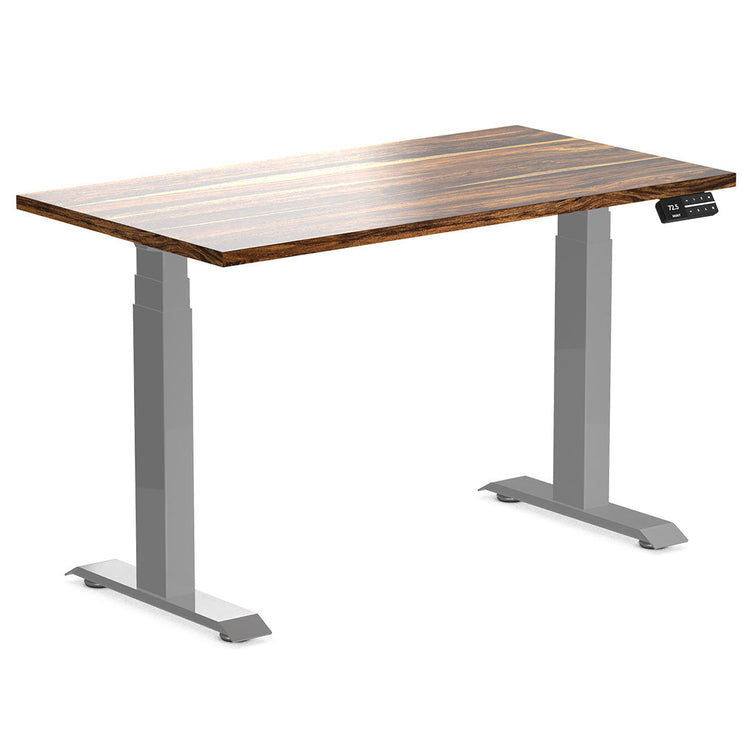 Desky Dual Mini Hardwood Sit Stand Desk-Pheasantwood Desky®