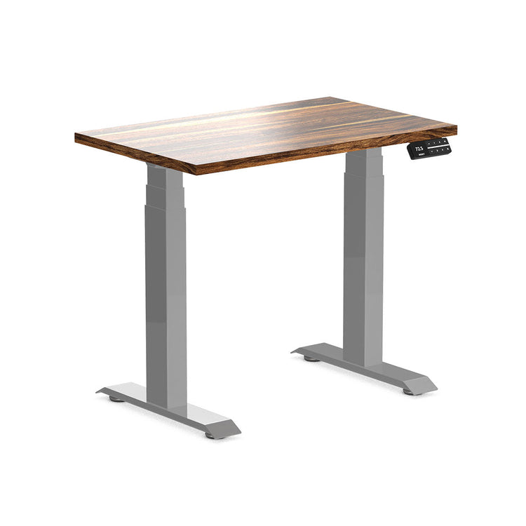 Desky Dual Mini Hardwood Sit Stand Desk-Pheasantwood Desky®