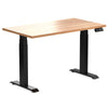 Desky Dual Mini Hardwood Sit Stand Desk-Red Oak Desky®