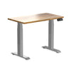 Desky Dual Mini Hardwood Sit Stand Desk-Teak Desky®