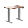 Desky Dual Mini Hardwood Sit Stand Desk-Walnut Desky®