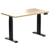 Desky Dual Mini Hardwood Sit Stand Desk-White Ash Desky®