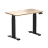 Desky Dual Mini Hardwood Sit Stand Desk-White Ash Desky®