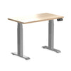 Desky Dual Mini Hardwood Sit Stand Desk-White Ash Desky®