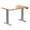 Desky Dual Mini Hardwood Sit Stand Desk-White Oak Desky®