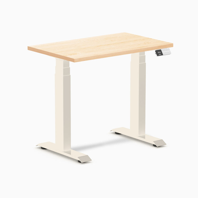 Desky Dual Mini Hardwood Sit Stand Desk