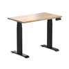 dual mini rubberwood standing desk