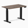 Desky Dual mini sit stand desk jarrah legno melamine desktop