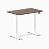 Desky Dual mini sit stand desk jarrah legno melamine desktop