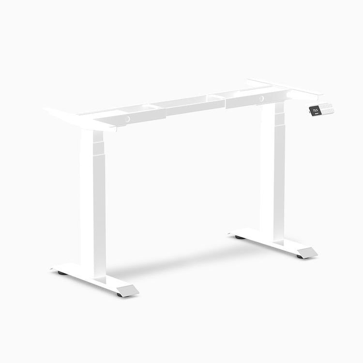 Desky Dual Mini Standing Desk Frame White - Desky