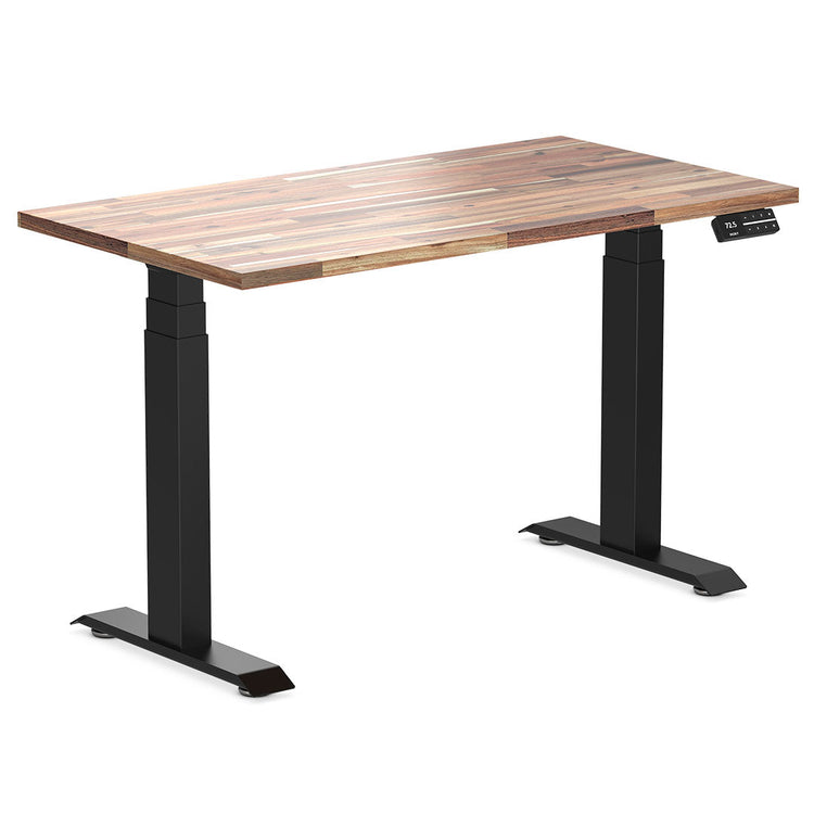 dual mini softwood sit stand desk