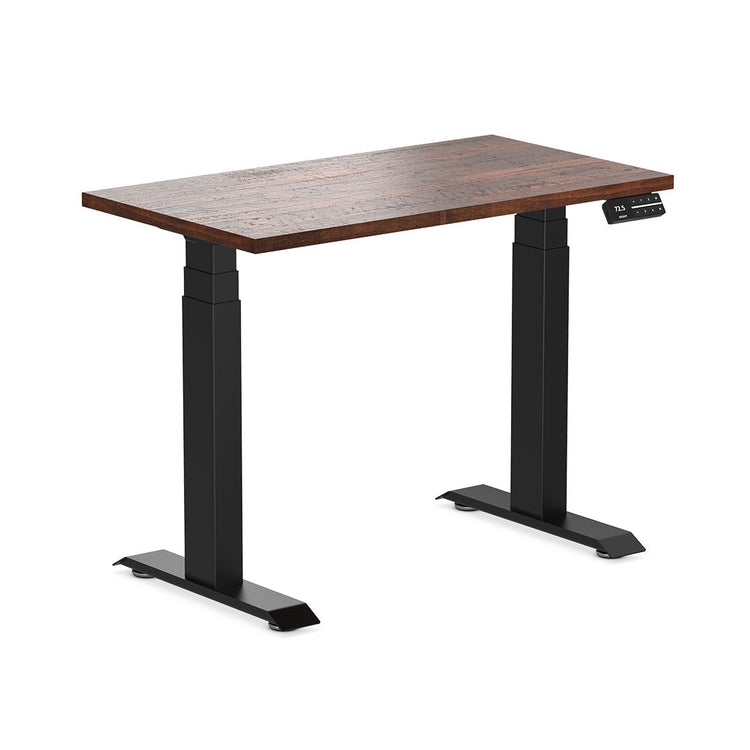 dual mini softwood sit stand desk