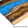 Desky Resin Hardwood Desk Tops-Pheasantwood Navy River Desky®