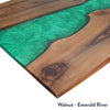 Desky Resin Hardwood Desk Tops-Pheasantwood Navy River DeskyÌâå¨
