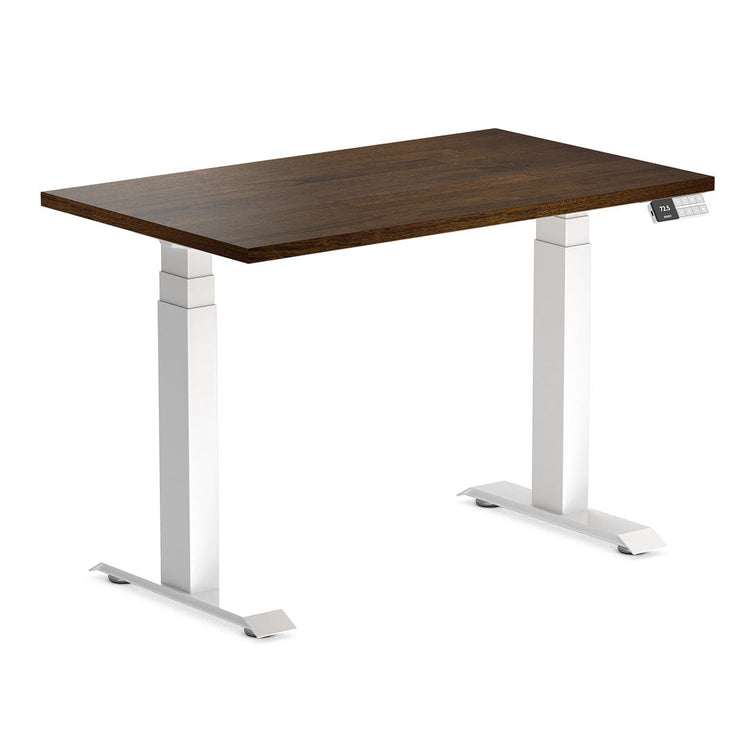 Desky Dual Mini Rubberwood Sit Stand Desk