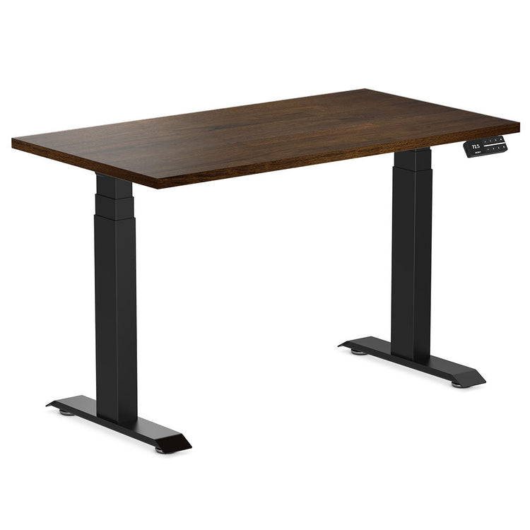 Desky Dual Mini Rubberwood Sit Stand Desk