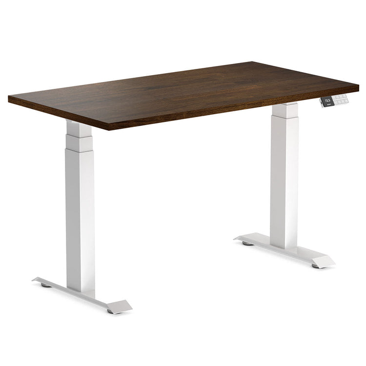 Desky Dual Mini Rubberwood Sit Stand Desk