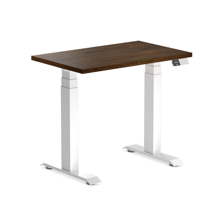 Desky Dual Mini Rubberwood Sit Stand Desk