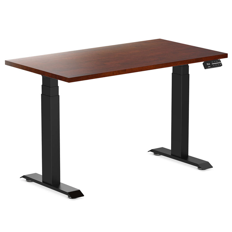 Desky Dual Mini Rubberwood Sit Stand Desk