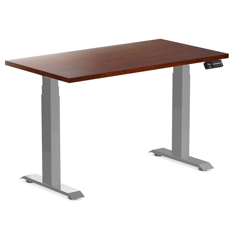 Desky Dual Mini Rubberwood Sit Stand Desk