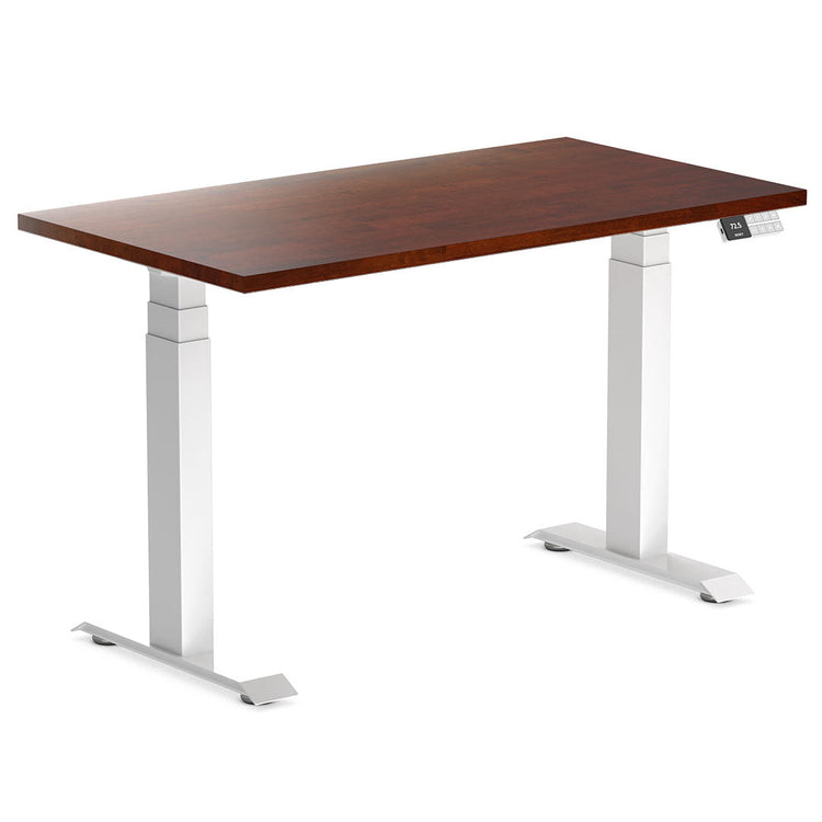 Desky Dual Mini Rubberwood Sit Stand Desk