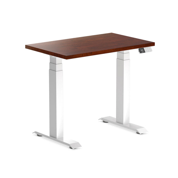 Desky Dual Mini Rubberwood Sit Stand Desk