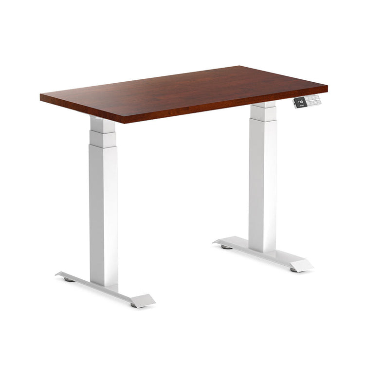 Desky Dual Mini Rubberwood Sit Stand Desk