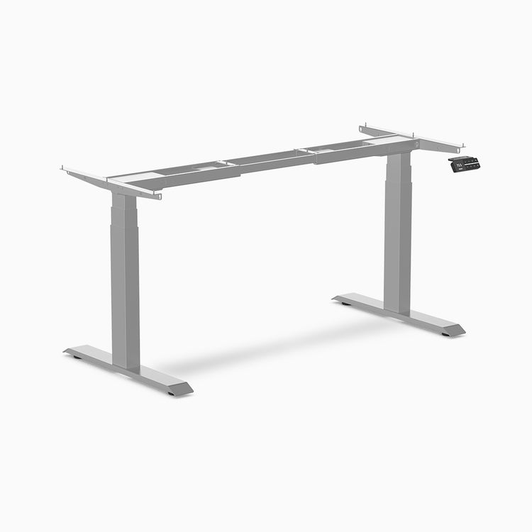 Desky Dual Sit Stand Desk Frame Grey - Desky