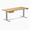 Desky Dual Rubberwood Standing Desk With Drawer detail view 64