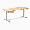 Desky Dual Rubberwood Standing Desk With Drawer detail view 49