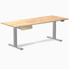 Desky Dual Rubberwood Standing Desk With Drawer detail view 54
