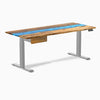 Desky Dual Resin Hardwood Standing Desk With Drawer detail view 32