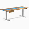 Desky Dual Resin Hardwood Standing Desk With Drawer detail view 37