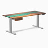 Desky Dual Resin Hardwood Standing Desk With Drawer detail view 47