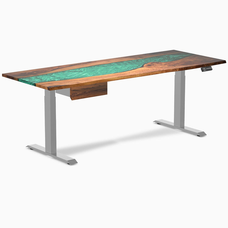 Desky Dual Resin Hardwood Standing Desk With Drawer detail view 52