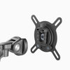 Desky dual slim aluminum arm space grey vesa