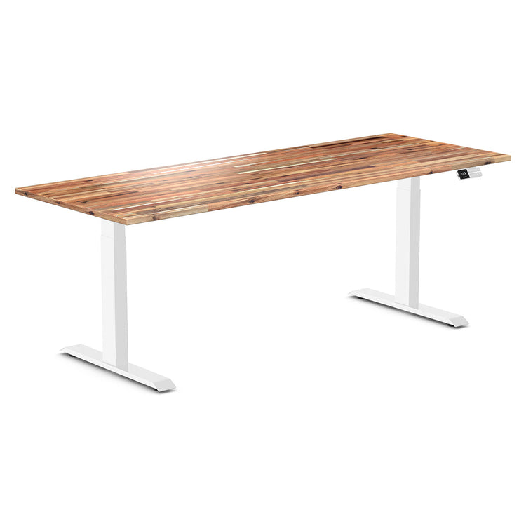 Desky Dual Softwood Sit Stand Desk-Acacia Desky®