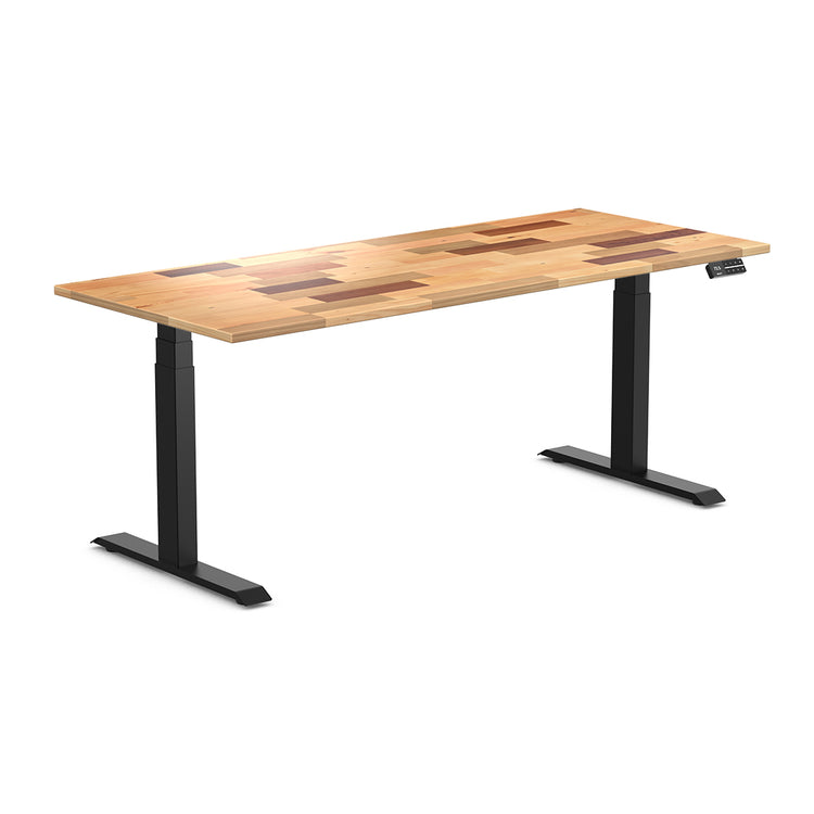 Dual Softwood Sit Stand Desk