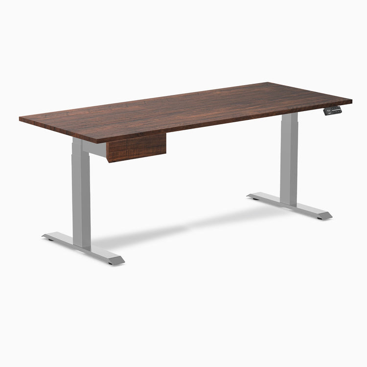 Desky Dual Softwood Standing Desk With Drawer detail view 15